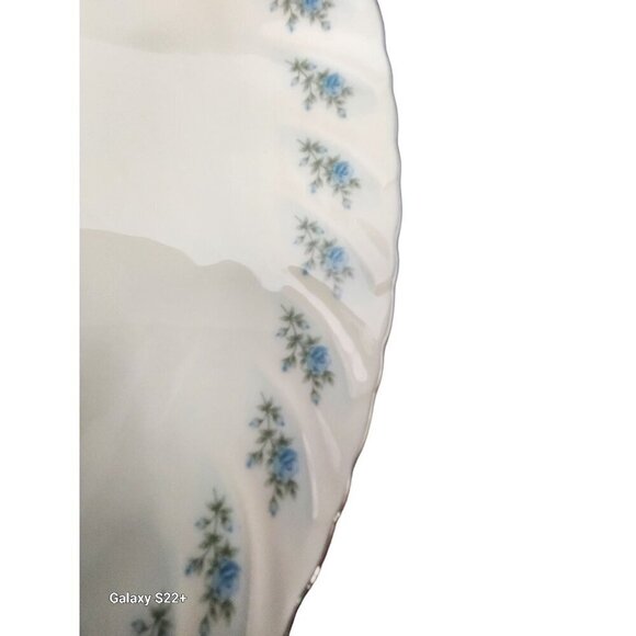 Oval Serving Platter Rosedale by LENOX 13.5 x 10 Mint Condition, Fine China Blue - Picture 5 of 7